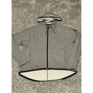 D40 Athleta xs gray zip hoodie sweatshirt‎